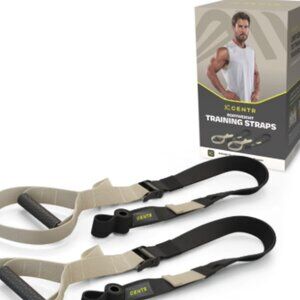 Centr By Chris Hemsworth Bodyweight Training Straps w/ Door Anchors, Sand Brown
